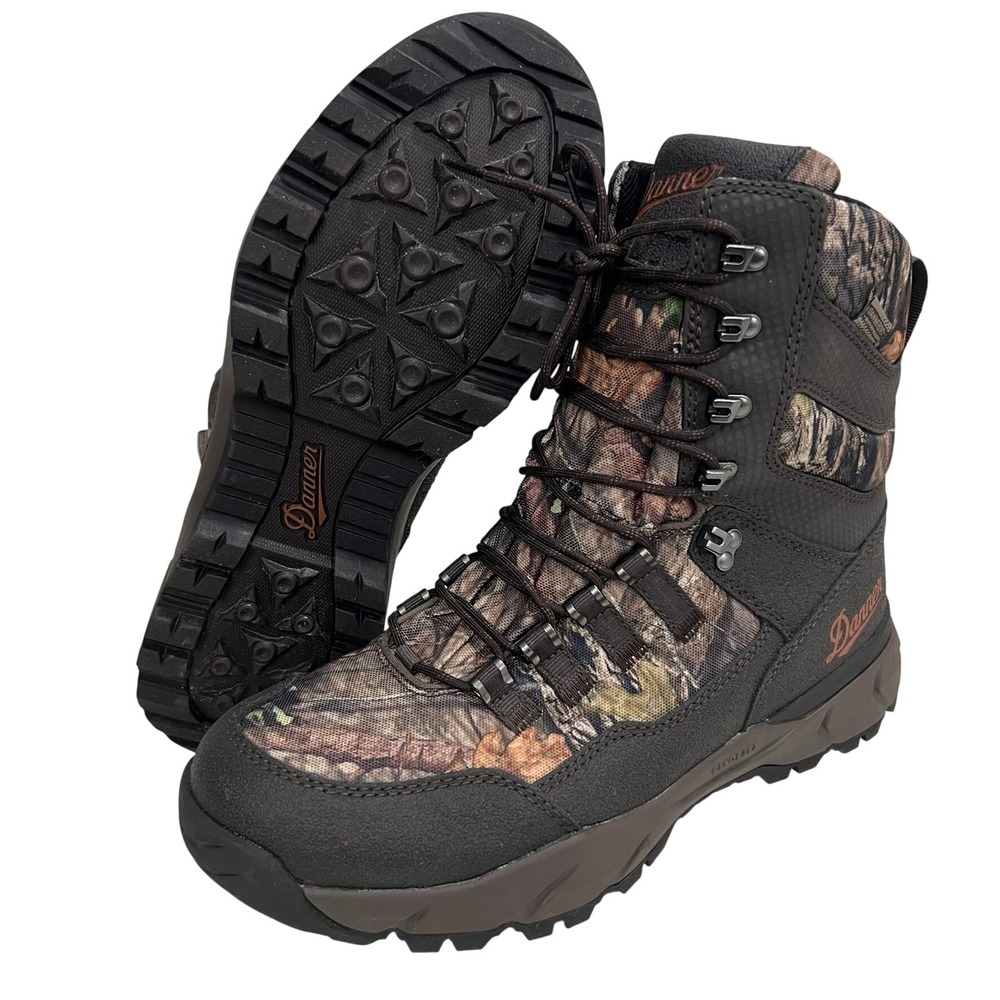 Danner Vital 8" Mossy Oak Break-Up Country 400G Insulated Hunting Boots Mens 9.5